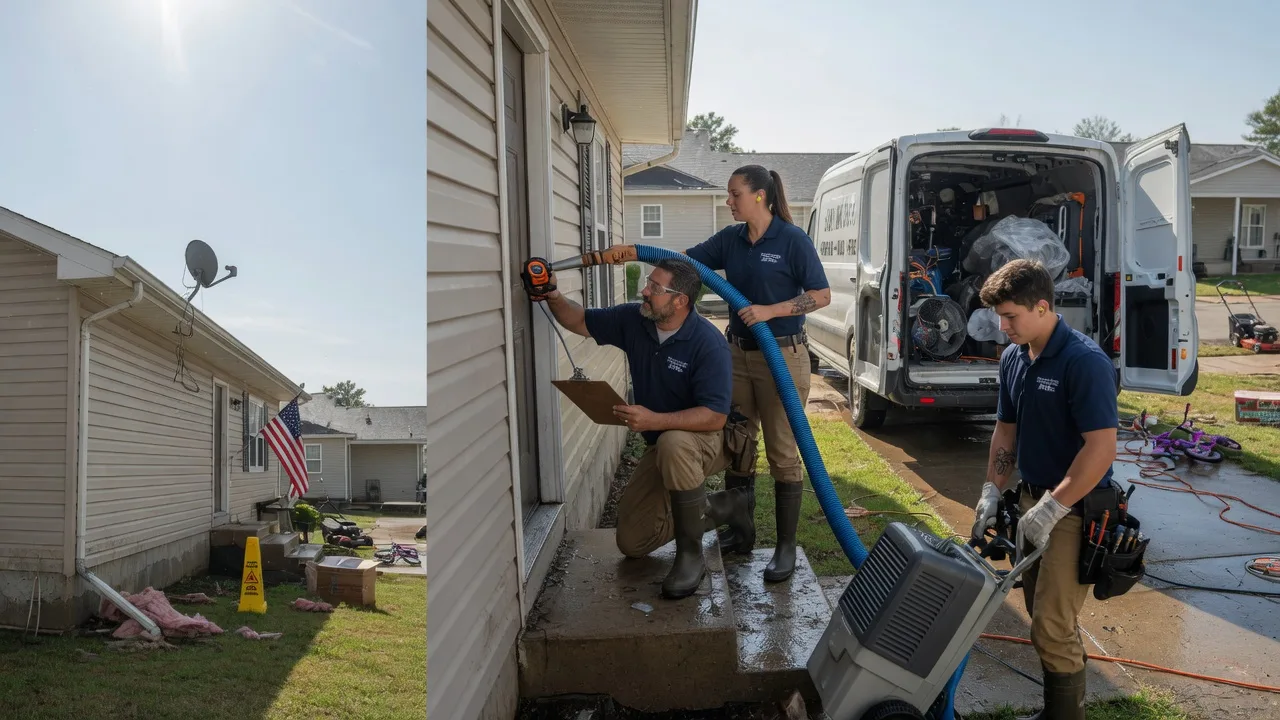 Ceiling Water Damage Restoration in Carbon Cliff, IL near me
